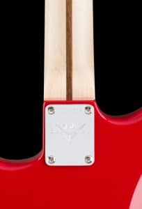 The “Soft V”-shaped neck sits comfortably in your hand, matching the natural curves and offering an ergonomic platform for fingerboard acrobatics. The 4-bolt neck plate features Micro-Tilt™ adjustment to easily personalize the action and neck angle.